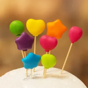 Набор ярких фигурок из глазури