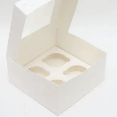 Коробка для 4 капкейков 17×17×9 см. — изображение 2