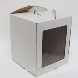 Коробка для торта размером 25×25×30 см