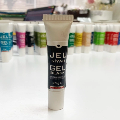 Гелевый пищевой краситель Black, 20 гр — насыщенно-чёрный. Турция