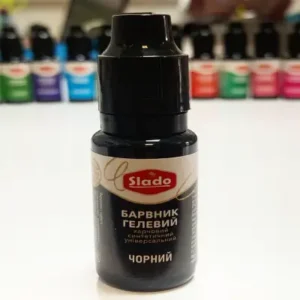 Гелевый пищевой краситель Slado 20мл Черный