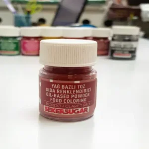 Жирорастворимый пищевой краситель Şeker Sugar (Турция), цвет бордо, 7гр