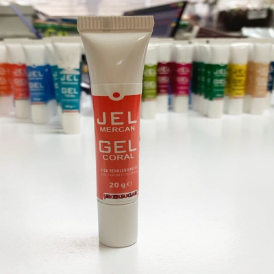 Гелевый пищевой краситель Coral, 20 гр— коралловый. Турция