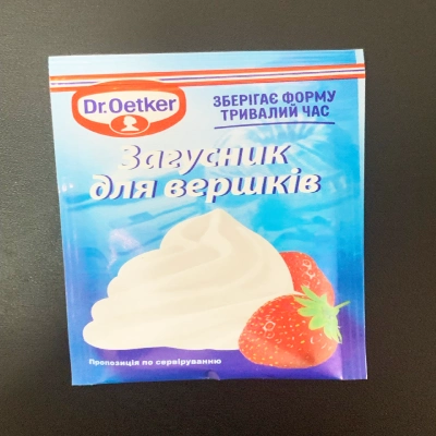 Загуститель для сливок Dr. Oetker, 8 гр