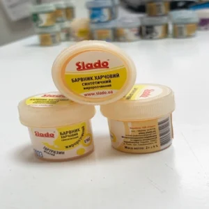 Жирорастворимый сухой краситель Slado, жёлтый, 2 гр.