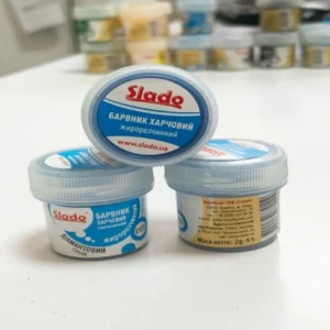 Жирорастворимый сухой краситель Slado, голубой, 2 гр.