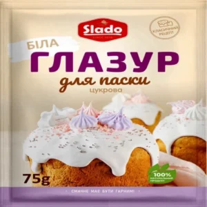 Белая глазурь для Пасхи Slado, 75 гр.