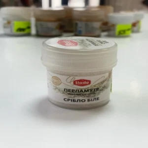 Пищевой перламутр «Белое серебро» Slado, 2 гр.