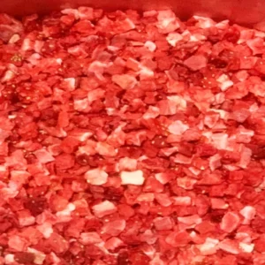 Сублимированная клубника кусочками 2–5 мм, 20 гр.
