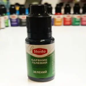 Гелевый пищевой краситель Slado 20мл Зеленый