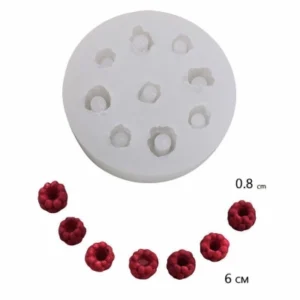 Форма силиконовая «Малина» 6×1,8 см.