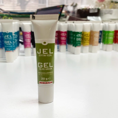 Гелевый пищевой краситель Olive Green, 20 гр — оливково-зелёный. Турция
