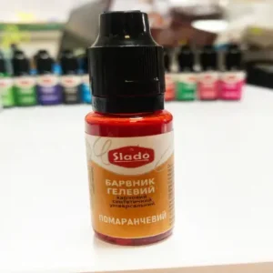 Гелевый пищевой краситель Slado 20мл Оранжевый