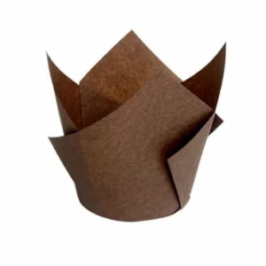 Форма для выпечки «Тюльпан» коричневая.