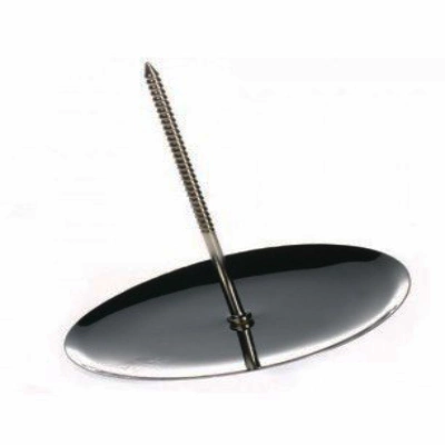 Кондитерский металлический гвоздик для цветов, диаметр 5 см.