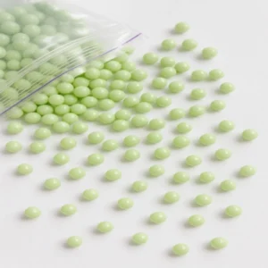 Рисовые шарики в белом шоколаде со вкусом фисташки 50 г.