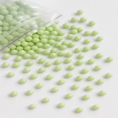 Рисовые шарики в белом шоколаде со вкусом фисташки 50 г.