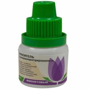 Пищевой гелевый краситель фиолетовый, 10 гр.