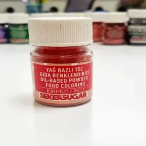 Жирорастворимый пищевой краситель Şeker Sugar (Турция), цвет красный, 7 гр