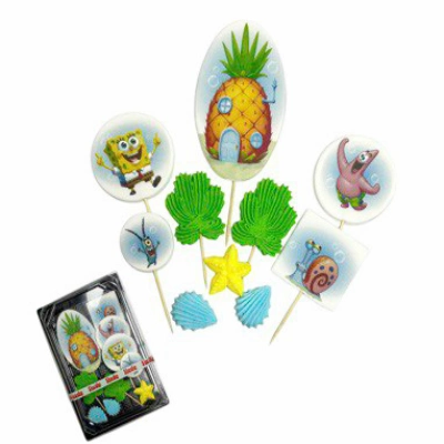 Боб. Морские жители — набор кондитерских украшений, 10 элементов.
