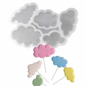 Форма силиконовая «Тучки» 14×10 см.