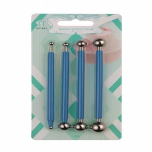 Металлические стеки для мастики, 4 штуки.