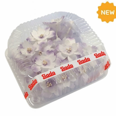 Вафельные анемоны фиолетовые, набор 30 штук.