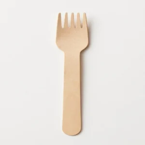 Деревянная вилка для бенто-торта, 15 см.