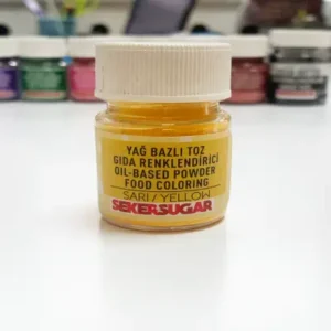 Жирорастворимый пищевой краситель Şeker Sugar (Турция), цвет желтый, 7гр