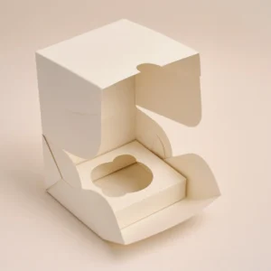 Коробка для 1 капкейка, размер 120×85×90 мм.
