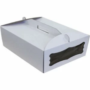 Коробка для торта с окошком и ручкой