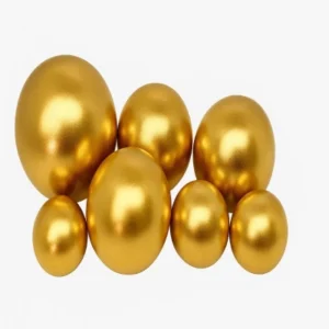 Шоколадные сферы «Супер Золотые» — стильное украшение для десертов.
