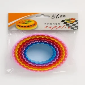 Набор вырубок, 5 шт. (9,5 см; 8,5 см; 7,5 см; 6,5 см; 5,5 см).