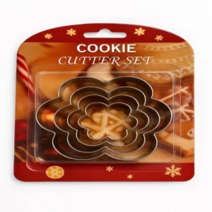 Набор вырубок «Цветок», 5 шт. (8 см, 7 см, 6 см, 5 см, 4 см).