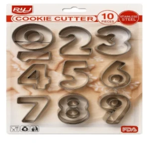 Набор вырубок «Цифры», 10 шт., высота 5 см.