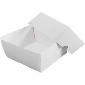 Коробка для десертов с окошком 15×15×11 см.