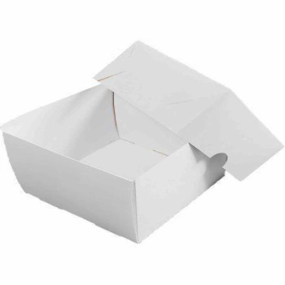 Коробка для десертов с окошком 15×15×11 см.