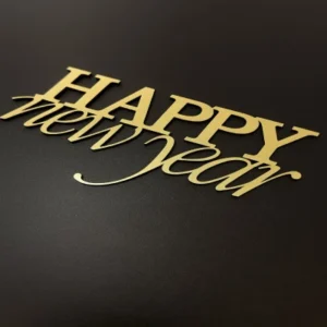 Золотой топпер для Нового года