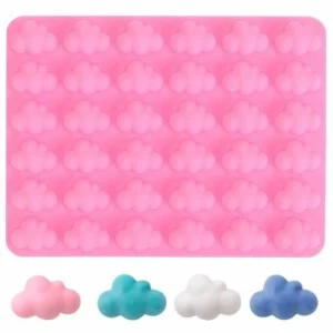 Силиконовая форма «Облачки мини», 21,5×16 см.