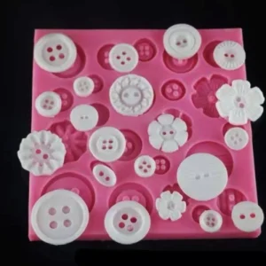 Силиконовый молд “Пуговицы ассорти"
