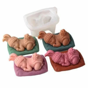 Силиконовый молд “Ребёнок в шапочке”