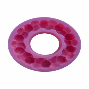 Силиконовый молд “Клубничный венок” 16,5 см.