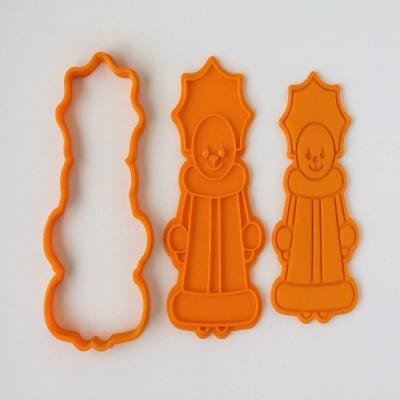 Вырубка с оттиском «Снегурочка», 11 см. 1шт — изображение 2