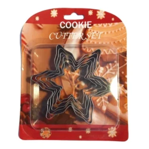 Вырубки «Снежинка», набор 5 шт. (8,5–4,5 см).