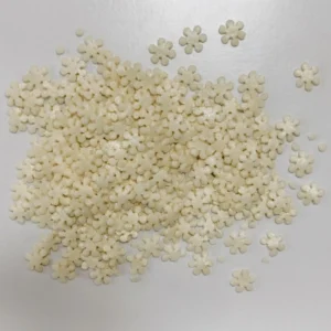 Кондитерская пищевая посыпка «Снежинка белая перламутровая»