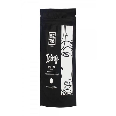 Айсинг ванильный белый, 100 гр.