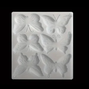 Силиконовый молд «Бабочки», 6 ячеек.