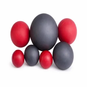 Чёрно-красные шоколадные сферы для эффектного декора десертов.