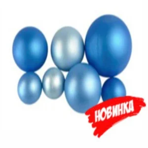 Перламутровые голубые сферы для стильного декора тортов и десертов.