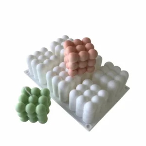 Силиконовая форма «Неокуб» для муссовых десертов. 6 ячеек 6×6×6 см.